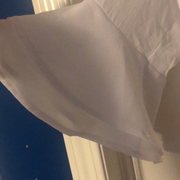 Pink blush ruffle sleeve cardigan/kimono top - Picture 2 of 4